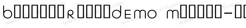 BwseidoRoundDEMO Medium字体转换